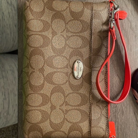 Coach Handbags - Coach zip wallet/wristlet.